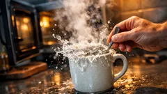 Why microwaved water can suddenly explode into boiling and how to prevent it