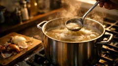 Should you dump the first water when making bone broth or stock